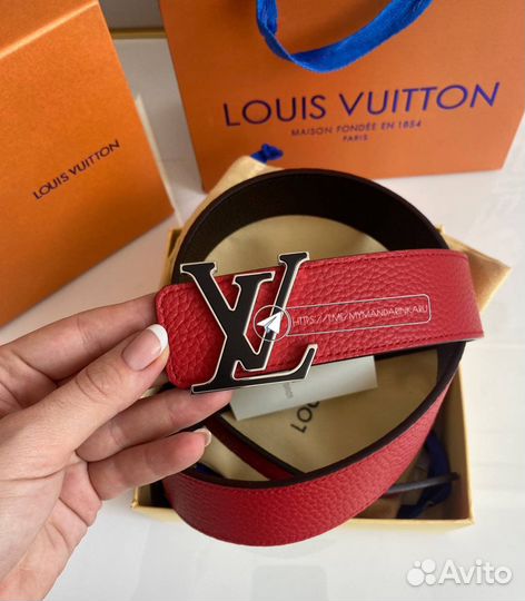 Ремень двусторонний Louis Vuitton