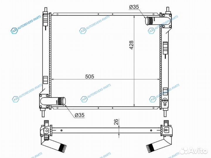 SG-NS0015 Радиатор nissan juke MR16 11