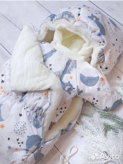 Зимний комбинезон для новорожденного