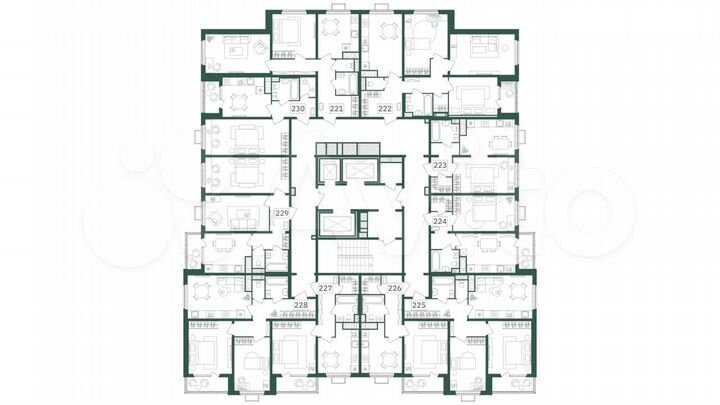 Квартира-студия, 35 м², 24/26 эт.