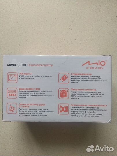 Видеорегистратор Mio MiVue С318 (Новый )