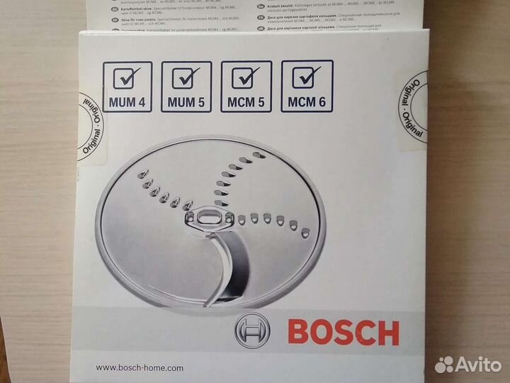 Диск шинковка для Bosch mum4(5), mcm5(6)