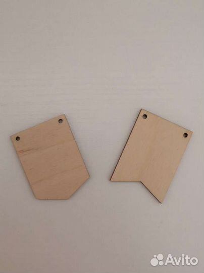 Заготовка Флажок. Гирлянда из Флажков. 50 штук