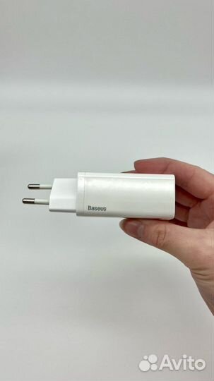 Зарядное устройство Baseus GaN2 65W/USB Type-C