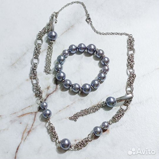 Колье+серьги+браслет