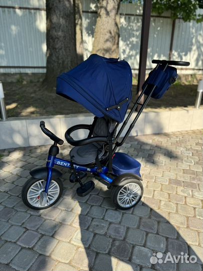Трехколесный велосипед bentley синий