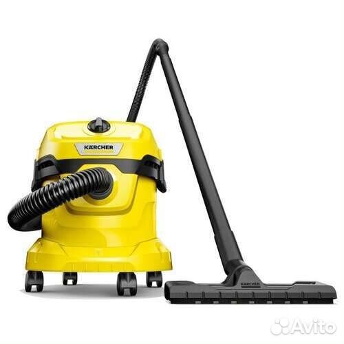Пылесос 1000Вт karcher WD 2 Plus объем конт. 12л