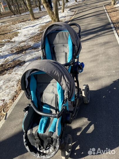 Коляска для двойни 2 в 1