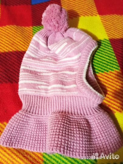 Шапка шлем для девочки