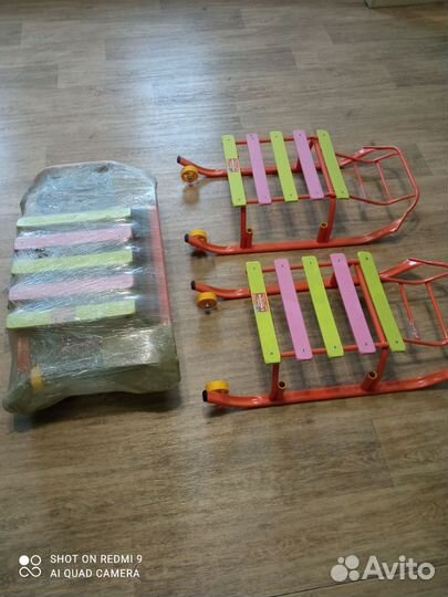 Детские санки новые
