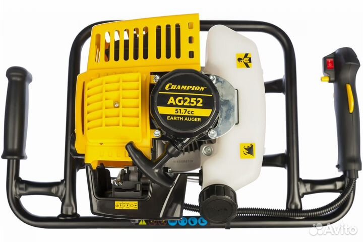 Мотобур (бензобур) Champion AG252 шнек D200