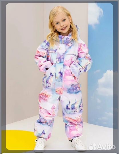 Зимний комбинезон для девочки