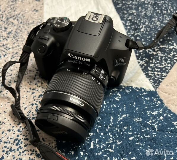 Фотоаппарат canon eos 2000d ef-s 18-55 is ii kit