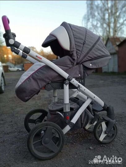 Коляска 2в1 люлька Adamex Vicco