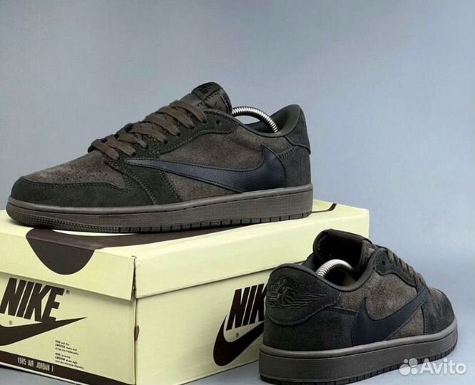 Кроссовки Nike Air Jordan 1 low travis scott