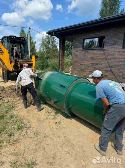 Септик из бетонных колец