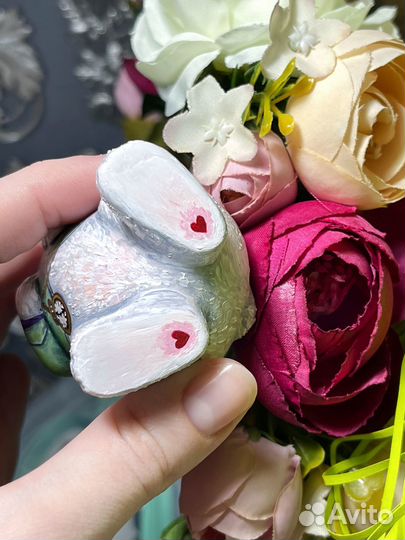 Фигурка Пасхальный кролик заяц - Ручная роспись