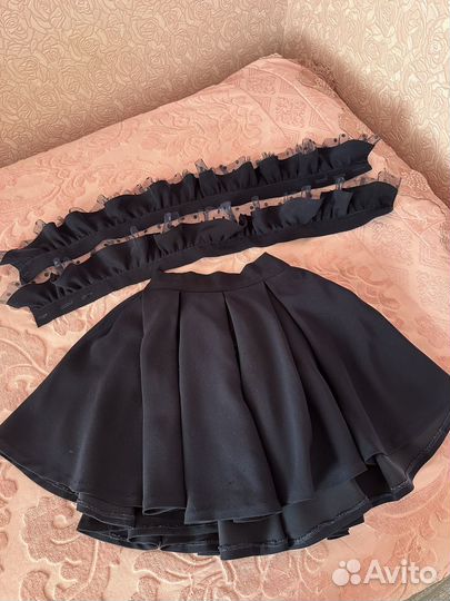 Школьная форма для девочки синяя 134 140 пакетом