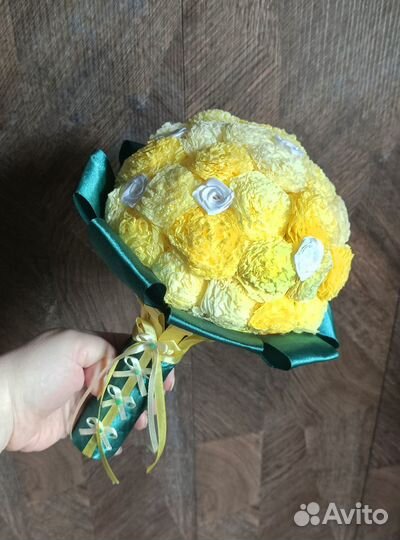 Свадебный букет (дублер) ручной работы