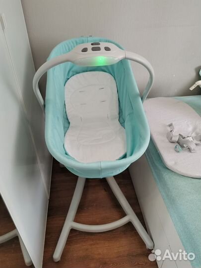 Люлька-стул Chicco Baby Hug 4в1 +матрас,стол,чехол