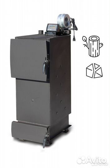 Котёл твердотопливный полуавтомат 150кВт