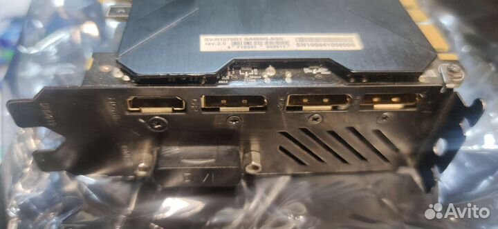 Видеокарта GTX 1070ti 8gb Gigabyte