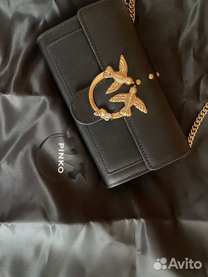 Сумка клатч женская натуральная кожа Pinko