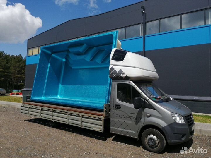 Композитный бассейн из немцкого материала bufa