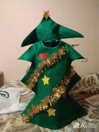 Карнавальный костюм ёлочка унисекс