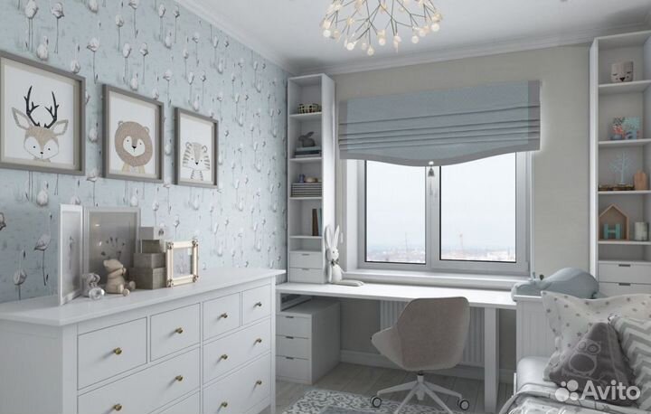 Рабочая зона в углу у Окна