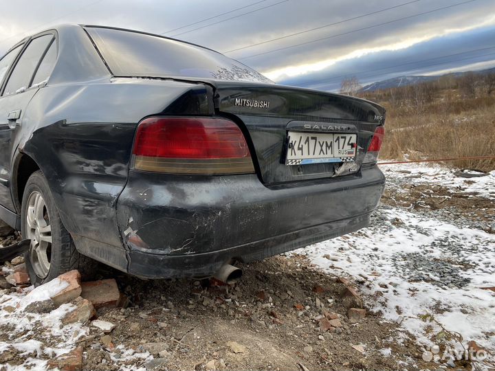Бампер задний mitsubishi galant 8