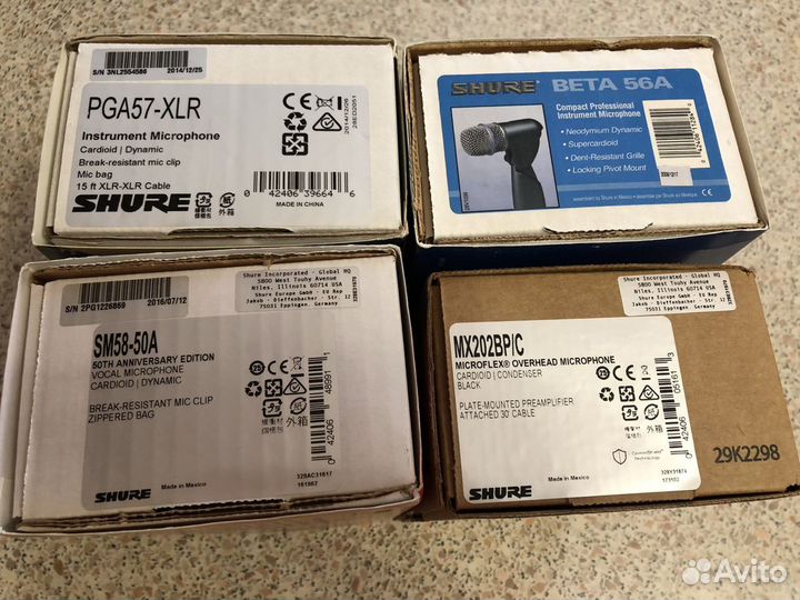 Микрофоны Shure