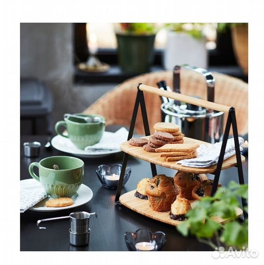 Этажерка для закусок десертов поднос блюдо Икеа