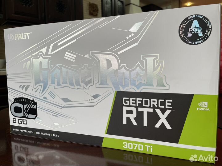 Видеокарта Palit GeForce RTX 3070 Ti GameRock OC