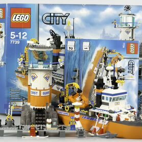 Lego 7739 Лодка и башня службы берегового наблюден