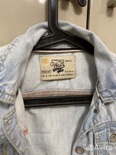 Джинсовая куртка zara
