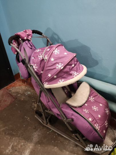 Санки коляска