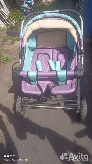 Коляска для двойни