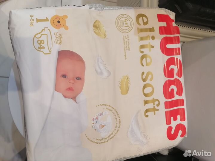 Подгузники Хаггис элит софт 1