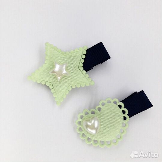 Заколки для волoс 8шт набор детские Star Love