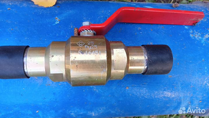 Кран шаровый полнопроходной под сварку, д 25мм