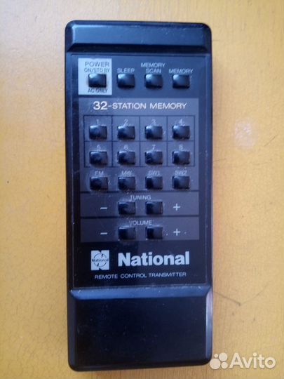 Двухкассетная магнитола National RX-CT950