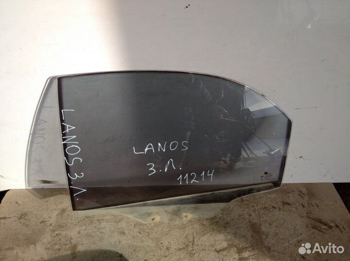 Стекло заднее левое Chevrolet Lanos 2004-2010