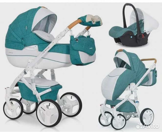 Коляска Riko bruno luxe 3 в 1
