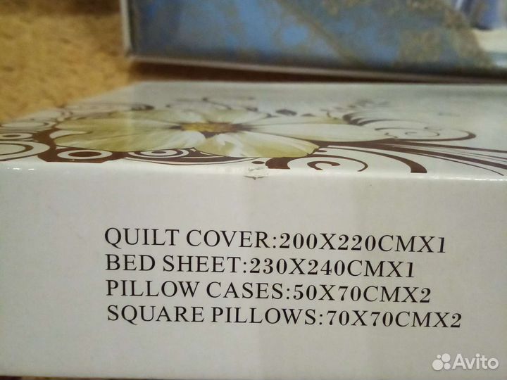 Комплект постельного белья размер евро