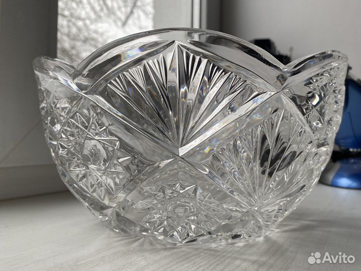 Вазы для фруктов хрусталь
