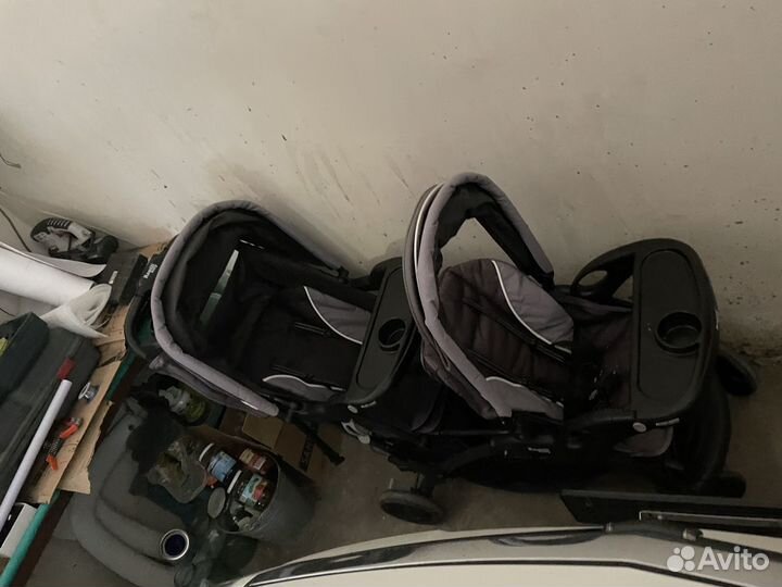 Коляска для двойни Ramili Baby Twin ST