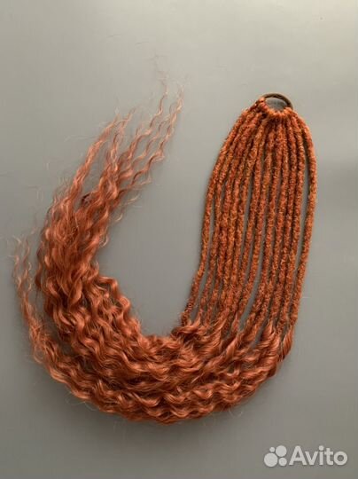 Резинки для волос с дредами и локонами