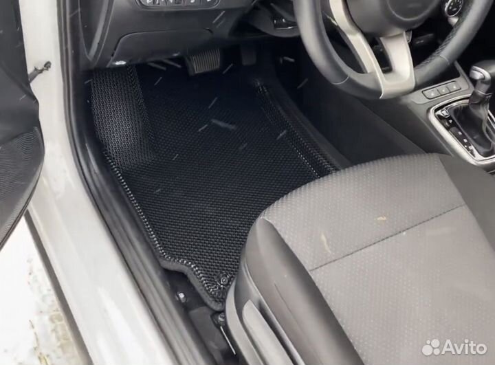 3d коврики eva с бортами на KIA RIO X