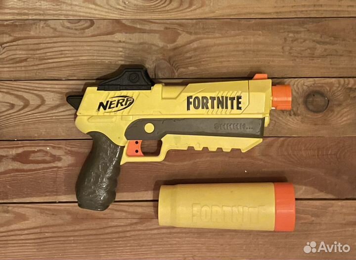 Бластер nerf fortnite